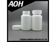 120 cc HDPE pills plastic bottles with double safety plastic caps