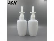 50ml Flat bottle HDPE plastic luxury cosmetic bottles