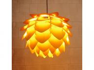 The Modern Individuality Creative Wooden Chandeliers New Pinecone Droplight Sitting Room Cafe Restau