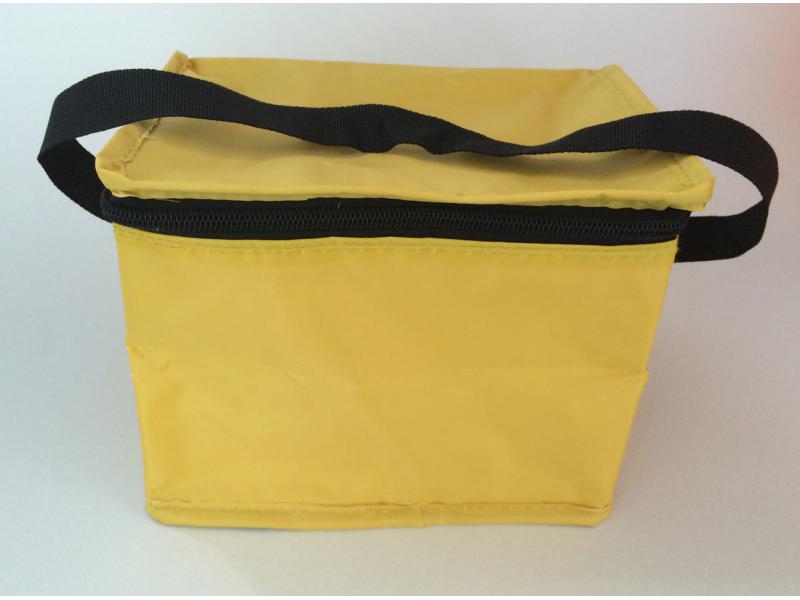 Custom waterproof insulated Polyester lunch cooler bag 6cans