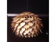 The Nordic Wooden Lamp Is Contracted and Contemporary Creative Personality Contracted A Buffet Resta