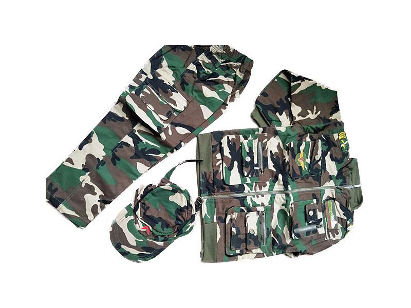 Camouflage long sleeve suit