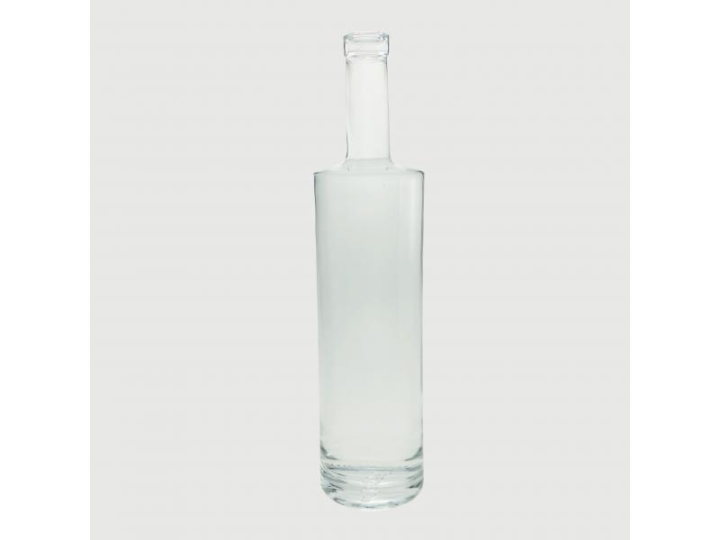 750ml high quality glass wine bottle tall glass vodka bottle with cork