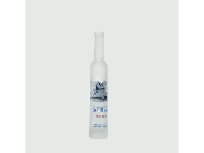 Hot sale good quality frosted empty glass bottle