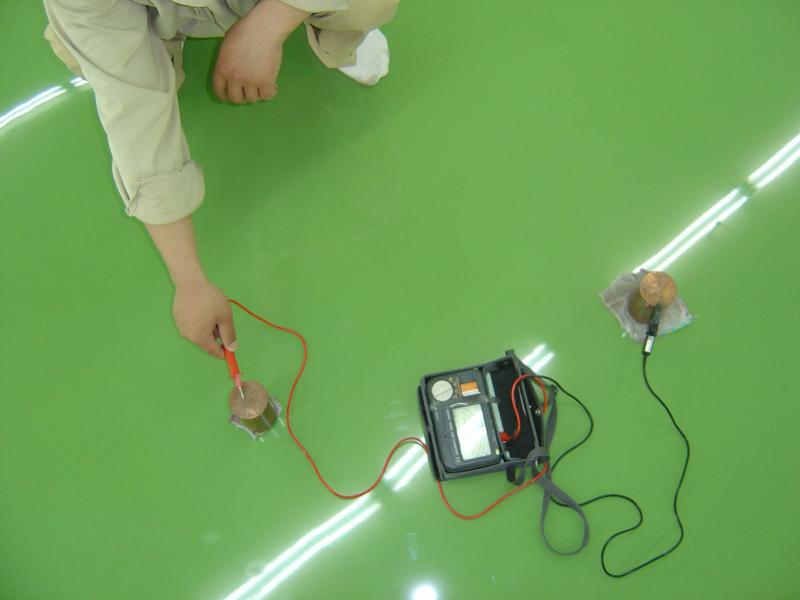 Epoxy resin anti-static floor