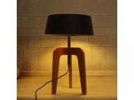 Manufacturers direct solid wood desk lamp modern simple hardware cover desk lamp Nordic creative liv