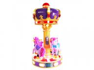 Deluxe Crown Rotating Horse 3 players