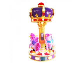Deluxe Crown Rotating Horse 3 players
