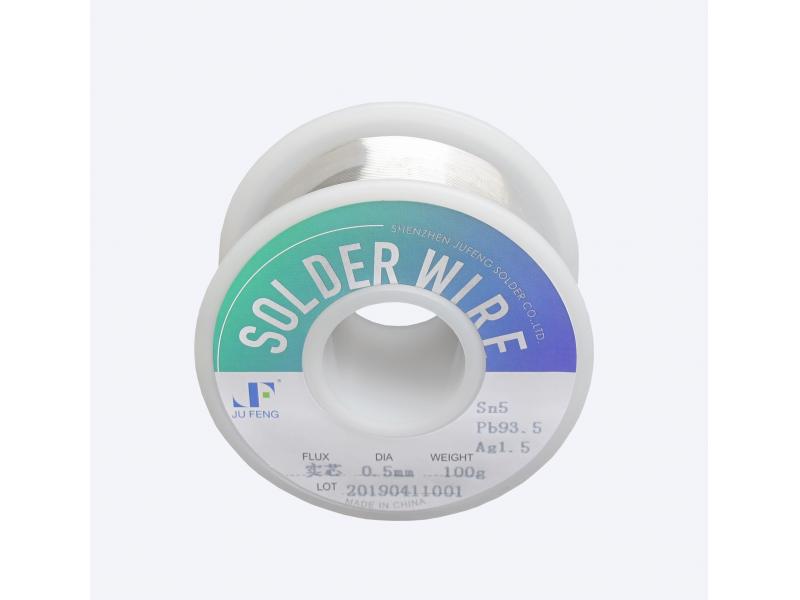 Ag2.5 Leaded Solder Wire Sn5Pb92.5Ag2.5 Tin Lead Silver Alloy Soldering Welding Wires Diameter 0.8mm