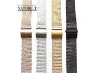 Juelong Minimalist Adjustable Mesh Band Stainless Steel Watch Strap