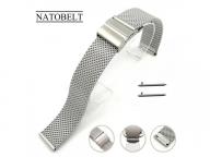 Juelong Wholesale 2 PCS Mesh Band Stainless Steel Watch Strap