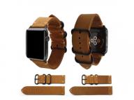 Juelong Crazy Horse Genuine Leather Watch Strap Apple Watch Band