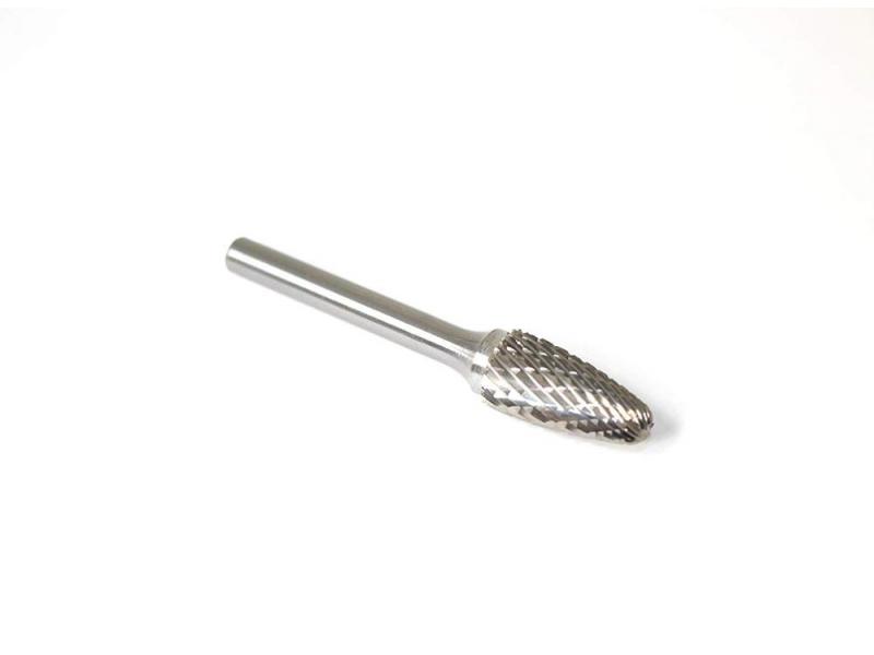 F type 6mm shank *8mm head conical alloy tungsten carbide burr
