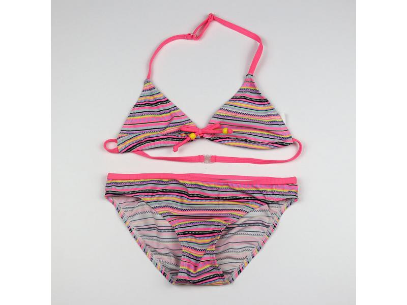 New children\'s cute striped pattern split children\'s bikini girl swimwear wholesale trade