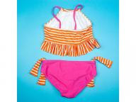 New children's two-piece swimsuit cute girl in Europe and America middle child big child suspenders