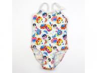 Girl's bow-tied one-piece swimsuit is a refreshing new swimsuit for babies and toddlers