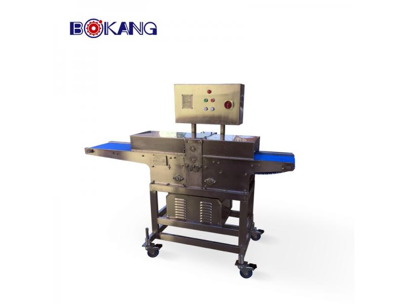 Automatic chicken meat dicing machine