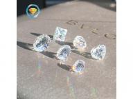DF color Mosang diamond loose diamond round diamond square drop shape diamond Mosang personalized cu