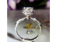 18K Gold Mosang Diamond Jewelry Marriage Engagement Marriage Ring Necklace Pendant Bracelet