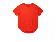 2019 hot sale Men's short sleeve curved hem Red color  t-shirt