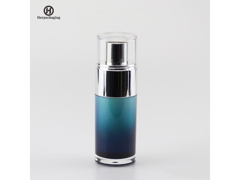 HXL432 Empty Acrylic airless cream and Lotion Bottle cosmetic packaging skin care container