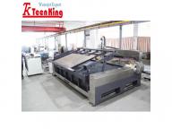 Waterjet cutting machine with load unload system