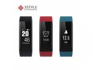 J-Style Heart Rate Fitness Tracker with Vertical Screen