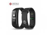 J-Style Heart Rate Fitness Tracker with Vertical Screen