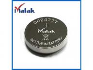 High capacity CR2477 button battery battery soldering foot plus line