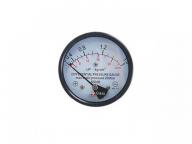 Magnetic induction differential pressure gauge