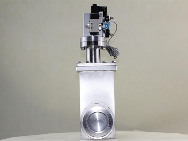 Ultra-high vacuum gate valve  manual, pneumatic and electromagnetic gate