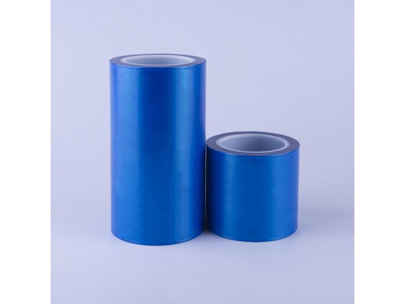 China Factory Cheap Price PE Adhesive Glue Blue Color Building Film For Window Glass