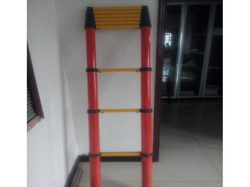 3.2 meters power insulation extension ladder round pipe ladder