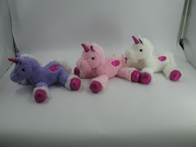 8\'\' Unicorn in a lying position Plush toy series