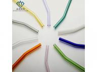 Best selling hot chinese products glass straw clear drinking straws pyrex colored make a price
