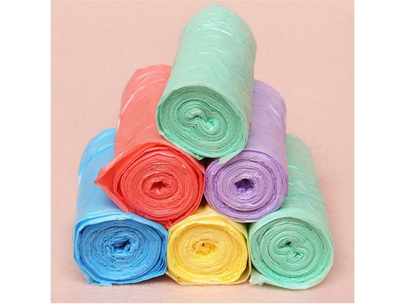 2019 hot sale disposable plastic colored garbage bags