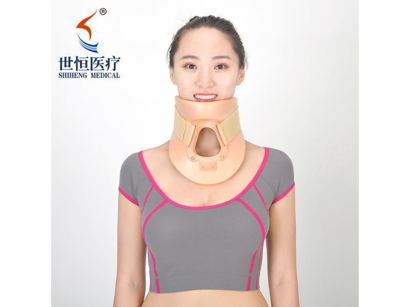 Soft neck brace S M L size cervical collar skin color made in China