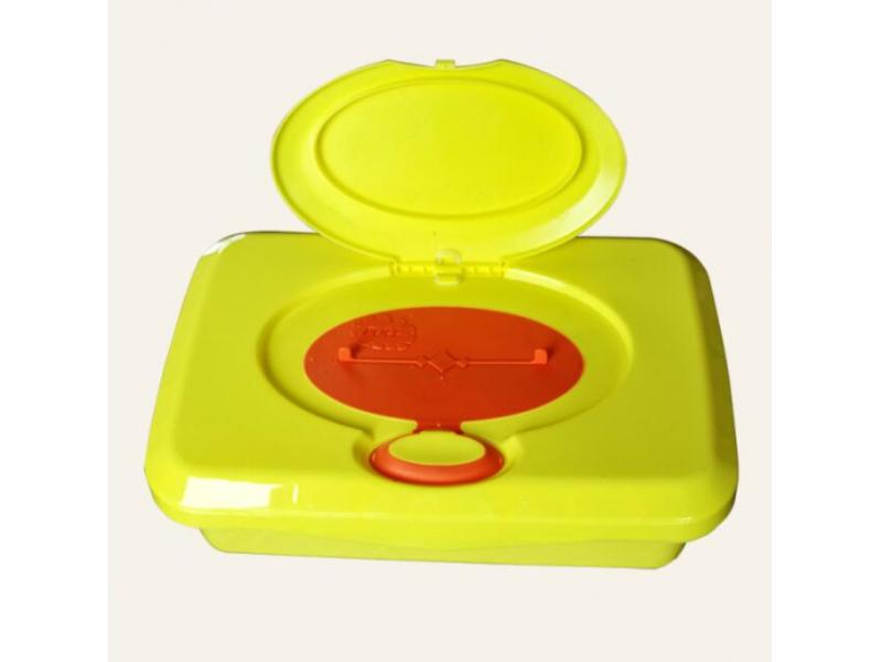 Two-color wet wipes plastic box