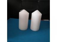 cheap decorative 6x12cm white pillar candle in stock