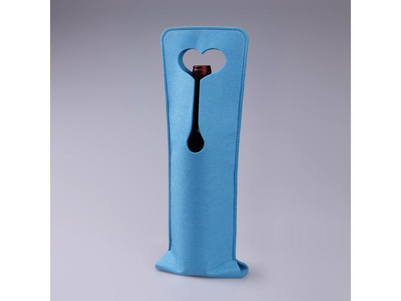 customized felt insulated bottle holder for red wine