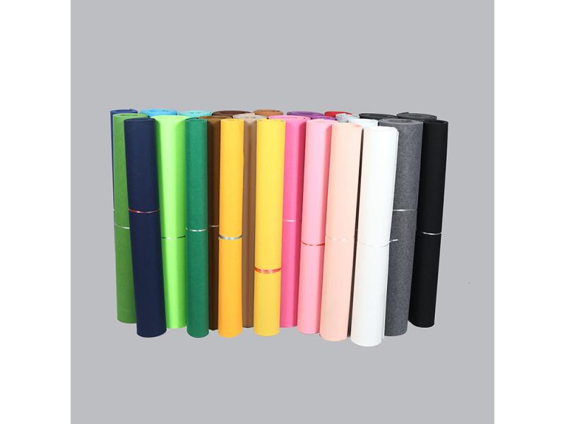 manufacturer colorful 6mm thick polyester felt sheets
