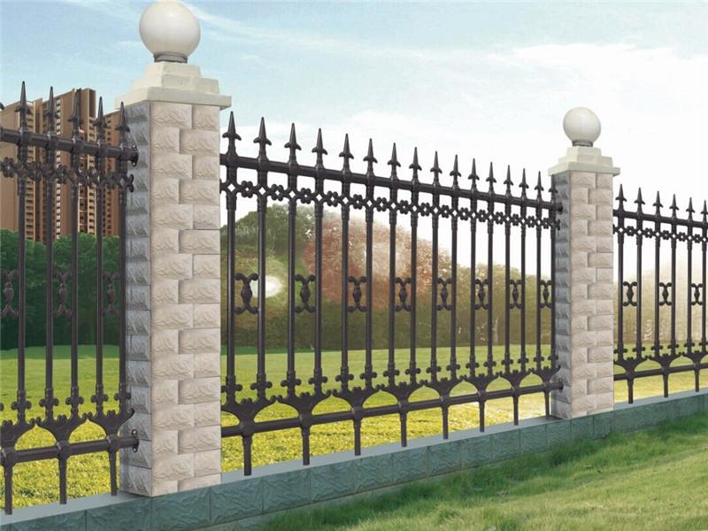 Metal galvanized steel guardrail fence for garden