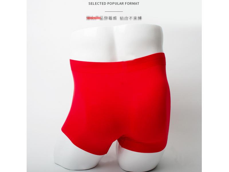 Red boxer shorts are comfortable and breathable