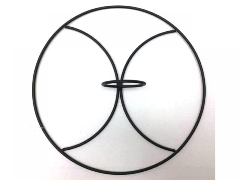 Round Nordic wind iron wall hanging