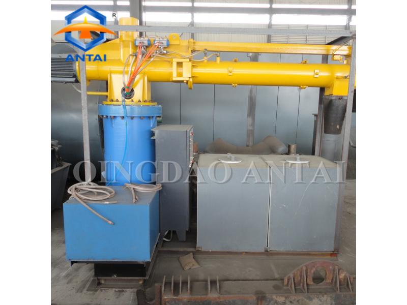 Single arm resin sand mixer for foundry resin sand reclamation line
