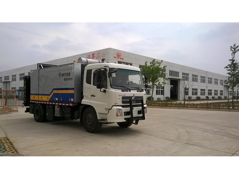 Asphalt pavement maintenance truck pavement microwave thermal regeneration repair vehicle