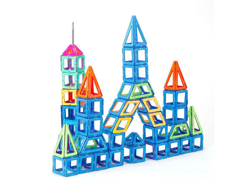 Preschool EN71 ASTM cetificates Magnetic Building Blocks Magnet Tiles Toys for Children