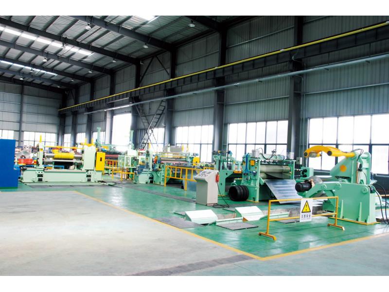 ESCL-2X1600 Slitting and Cut-to-Length Line Machine shearing metal coil