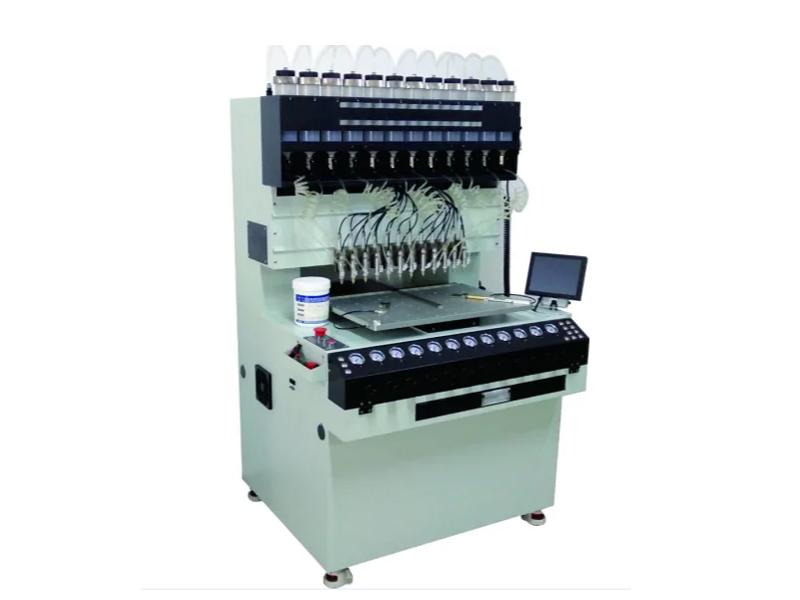 Ky-0401 PVC Silicone Glue Garment Embossing Screen Printing Machine