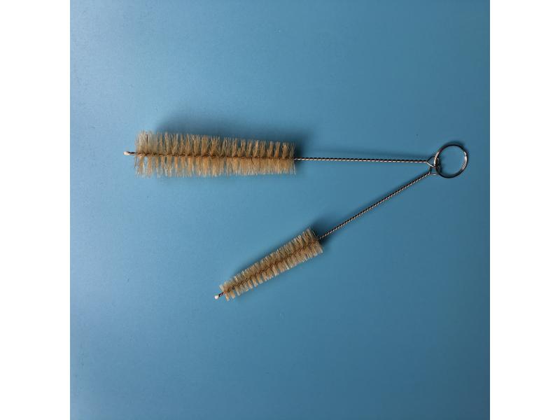 Metal Pipette Brush Factory in China; Nylon Material of stem; stainless steel wire